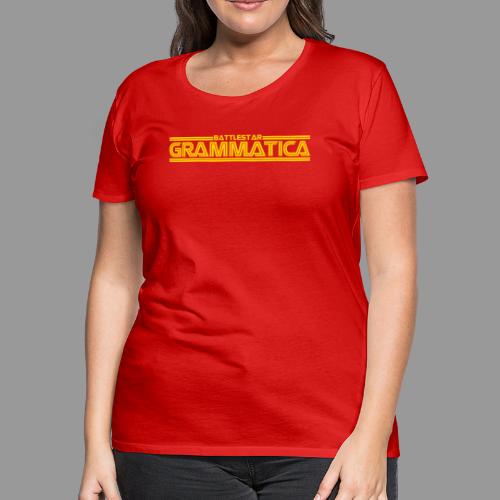 Battlestar Grammatica - Women's Premium T-Shirt
