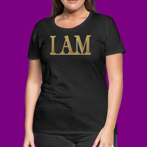 I AM - Gold - Women's Premium T-Shirt