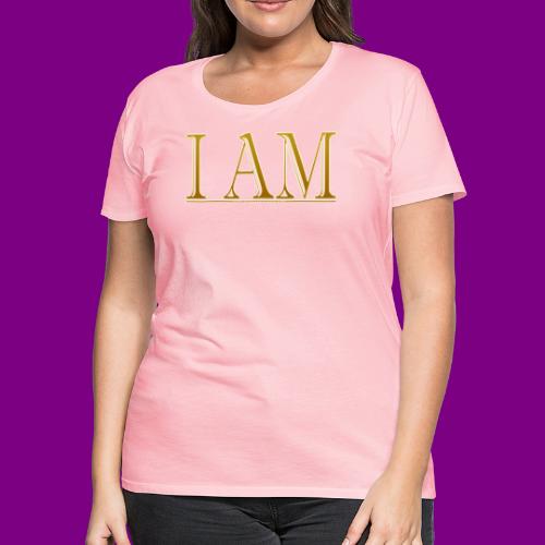 I AM - Gold - Women's Premium T-Shirt