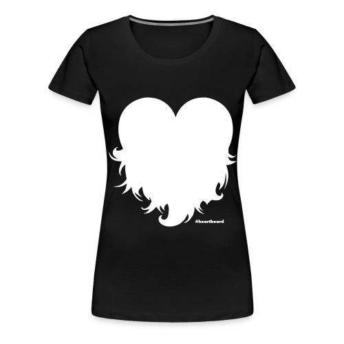 Heartbeard with text - Women's Premium T-Shirt