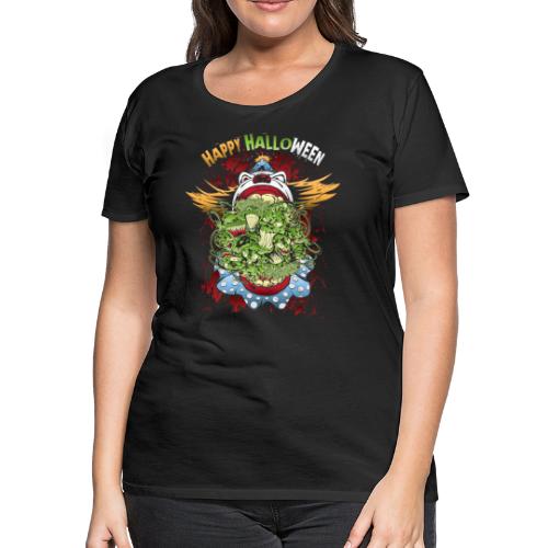 Halloween Clown Zombie - Women's Premium T-Shirt