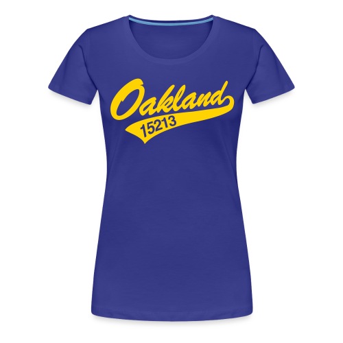 oakland script - Women's Premium T-Shirt
