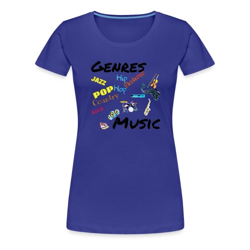 Genres and Music - Women's Premium T-Shirt