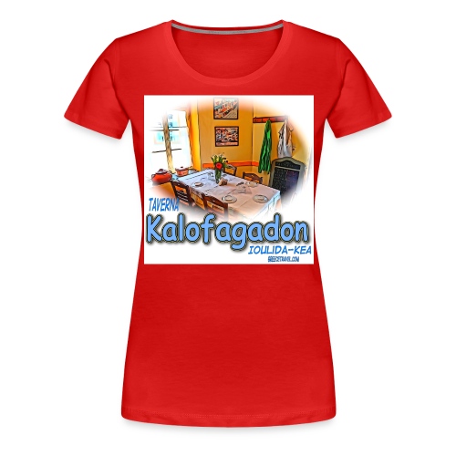Taverna Kalofagadon jpg - Women's Premium T-Shirt