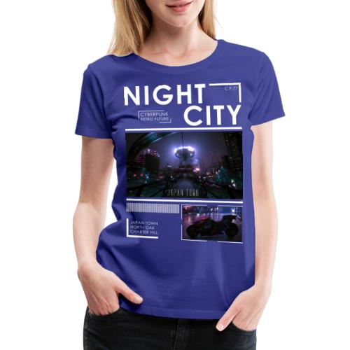 Night City Japan Town - Women's Premium T-Shirt