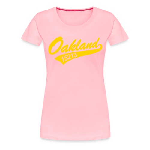 oakland script - Women's Premium T-Shirt
