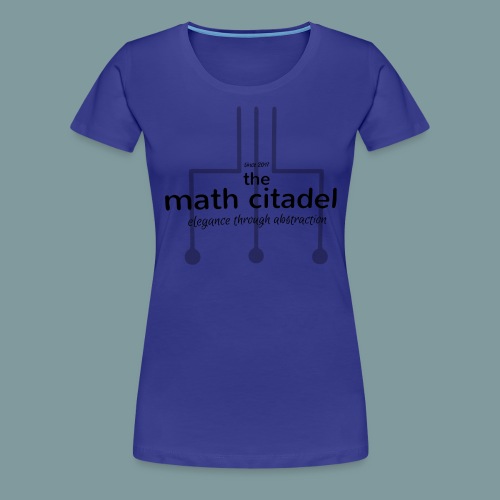 Abstract Math Citadel - Women's Premium T-Shirt