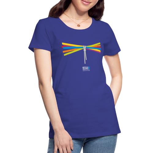 Fagot. Gay Slang: USA. Horizontal. White. - Women's Premium T-Shirt
