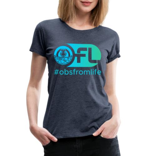 Observations from Life Logo with Hashtag - Women's Premium T-Shirt