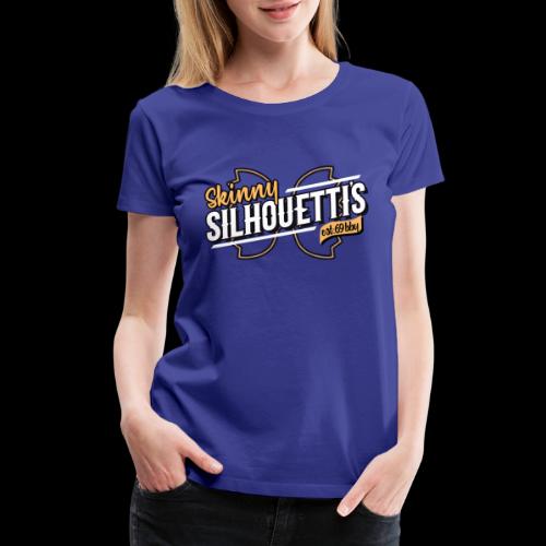 Skinny Silhouetti Retro - Women's Premium T-Shirt