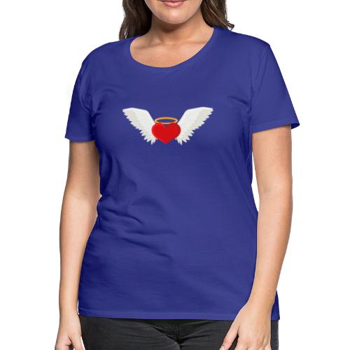 Winged heart - Angel wings - Guardian Angel - Women's Premium T-Shirt