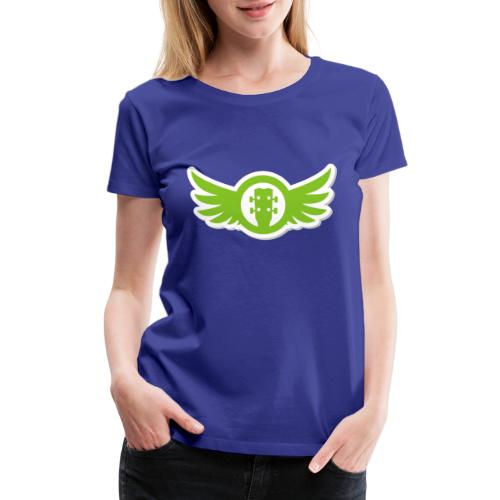 Ukulele Gives You Wings (Green) - Women's Premium T-Shirt