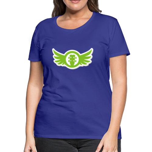 Ukulele Gives You Wings (Green) - Women's Premium T-Shirt