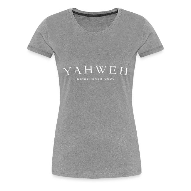Yahweh Established 0000 in white