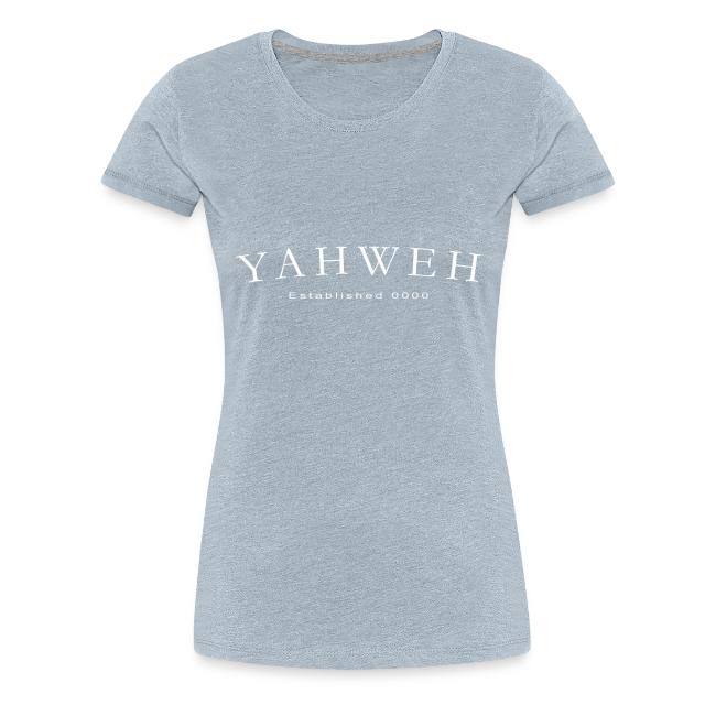 Yahweh Established 0000 in white