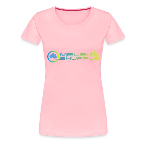 Melbshuffle Gradient Logo - Women's Premium T-Shirt