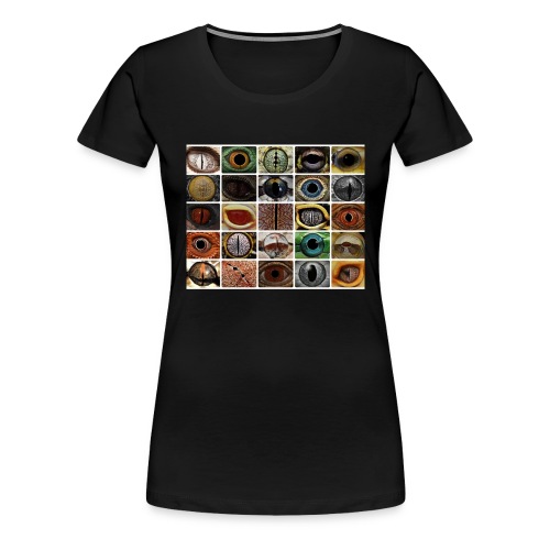 Reptilian Eyes - Women's Premium T-Shirt