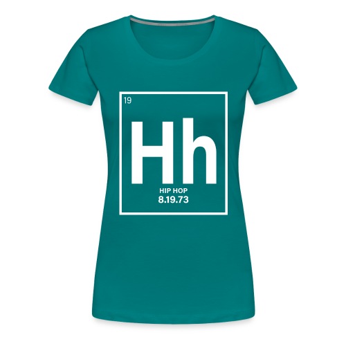 Hip HOP periodic table - Women's Premium T-Shirt
