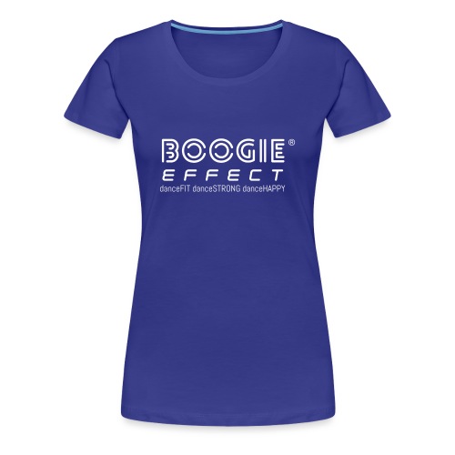 boogie effect fit strong happy logo white - Women's Premium T-Shirt
