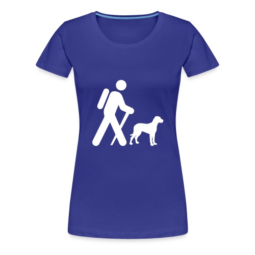 Randonnée Man & Dog - T-shirt premium pour femmes