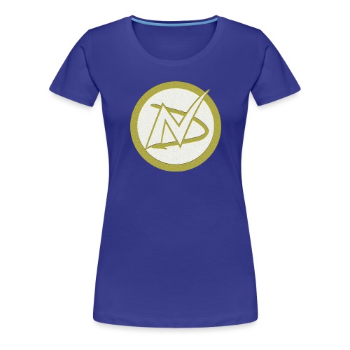 ND textured logo - Women's Premium T-Shirt