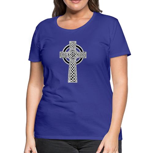 Celtic Art Cross - Women's Premium T-Shirt
