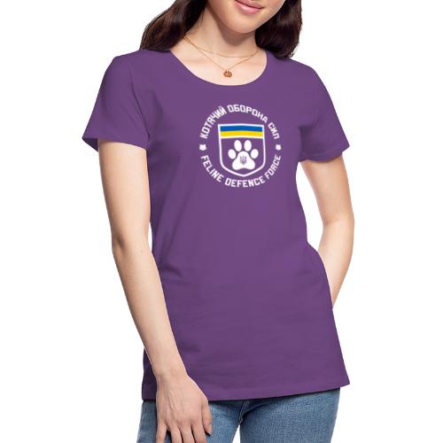 Feline Defense Force Logo EU - Women's Premium T-Shirt