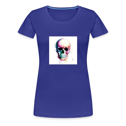 Colourful skull - Women's Premium T-Shirt