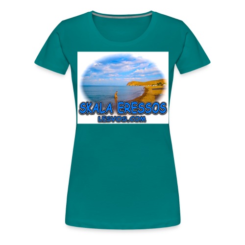 Skala Eressos 2 jpg - Women's Premium T-Shirt
