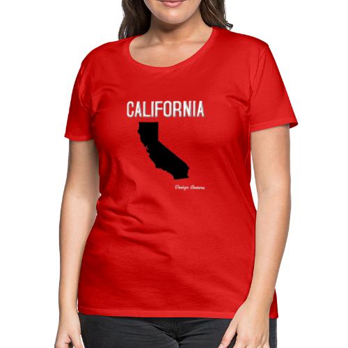 CALIFORNIA WHITE - Women's Premium T-Shirt