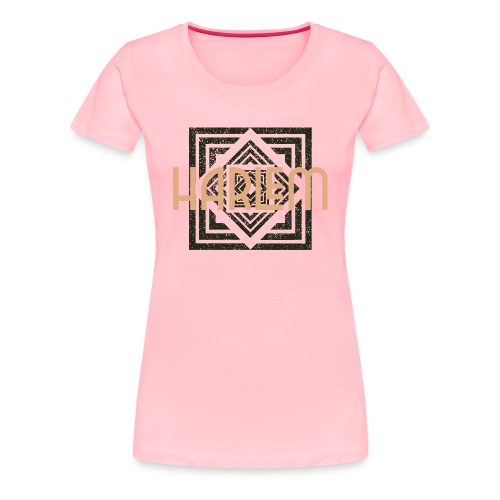 Harlem Sleek Artistic Design - Women's Premium T-Shirt