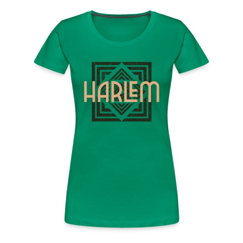 Harlem Sleek Artistic Design - Women's Premium T-Shirt