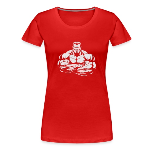 An Angry Bodybuilding Coach - Women's Premium T-Shirt