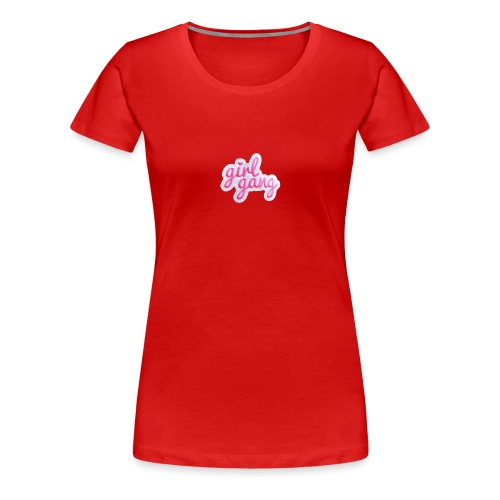 Girl Gang PNG - Women's Premium T-Shirt