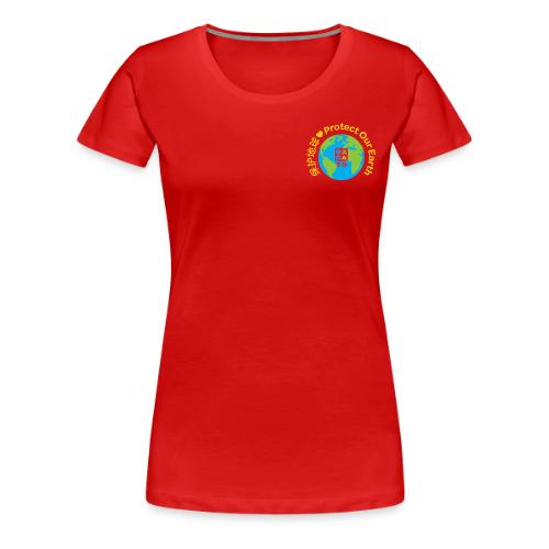 Earth Day Kindness Dragon Gold - Women's Premium T-Shirt