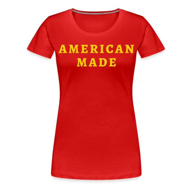 AMERICAN MADE (Red and Yellow)