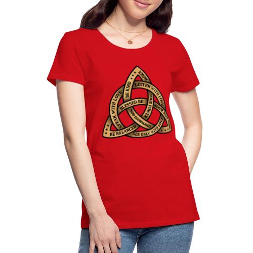 Wiccan Triquetra - Women's Premium T-Shirt