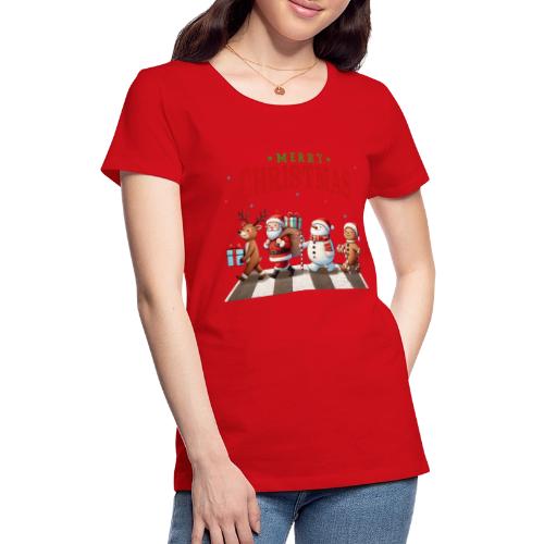 Christmas Collection - Piano Crossing #2 - Women's Premium T-Shirt