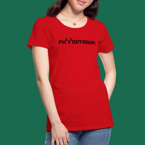 PH Outdoors® Black Long - Women's Premium T-Shirt