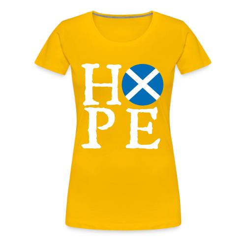 Light HOPE St A Cross - Women's Premium T-Shirt