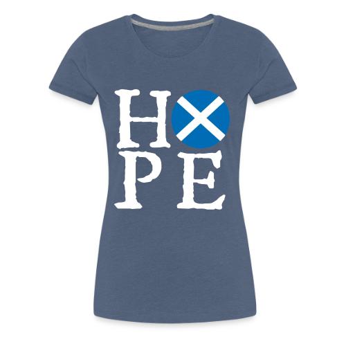 Light HOPE St A Cross - Women's Premium T-Shirt