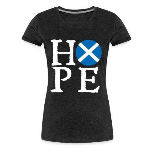 Light HOPE St A Cross - Women's Premium T-Shirt