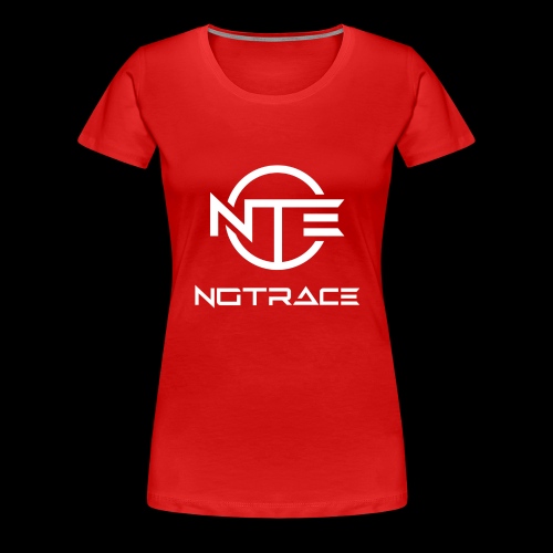 NoTrace WHITE Logo - Women's Premium T-Shirt