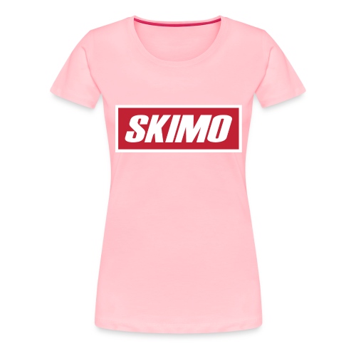 skimo red white - Women's Premium T-Shirt
