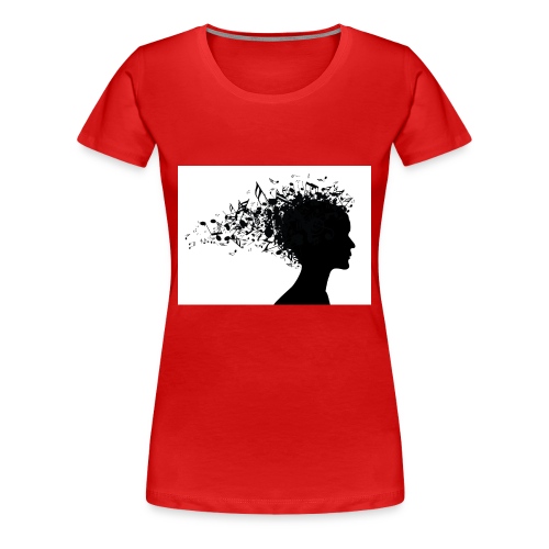 music through my head - Women's Premium T-Shirt