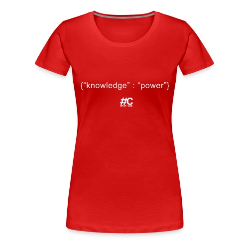 knowledge is the key - Women's Premium T-Shirt
