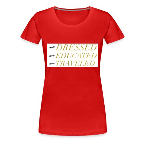 SloganTshirtGold - Women's Premium T-Shirt