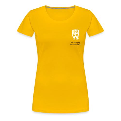 CAIS Life Changing Logo White/Black - Women's Premium T-Shirt