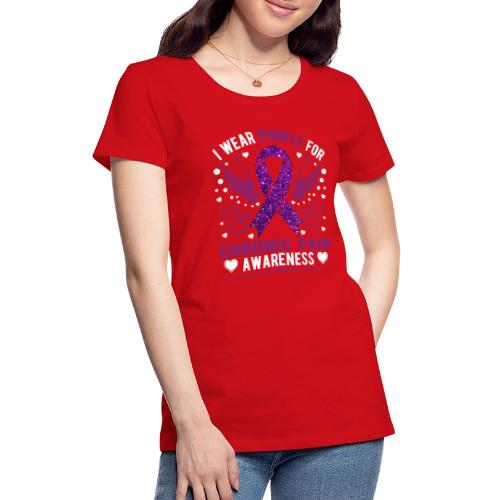 Wellness Collection - Wear Purple for Chronic Pain - Women's Premium T-Shirt