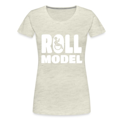 Wheelchair Roll model - Women's Premium T-Shirt